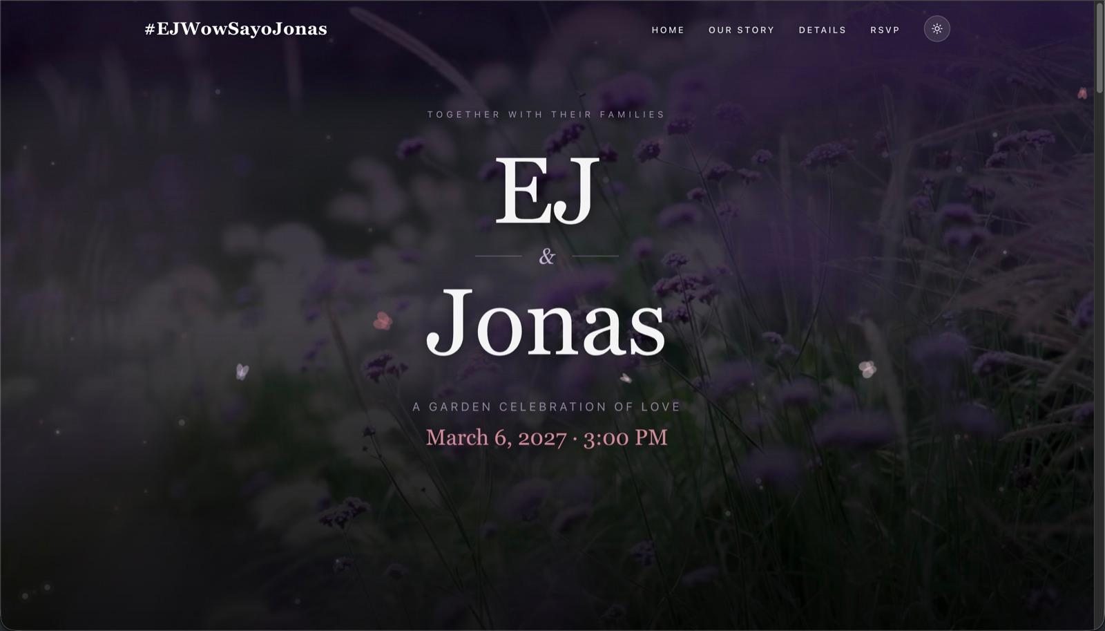 Wedding Website